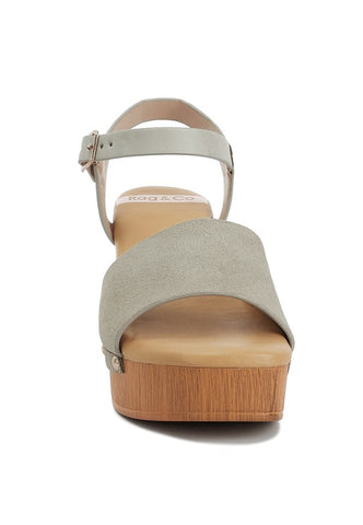 Daniela Suede High Block Sandals Sandals