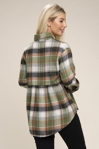 Checked Pocket long sleeve shirt Shirt