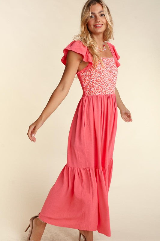 Maxi Dress with Embroidery details Dress