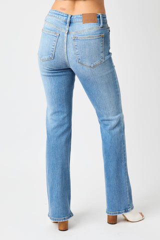 Judy Blue Full Size High Waist Straight Jeans Jeans