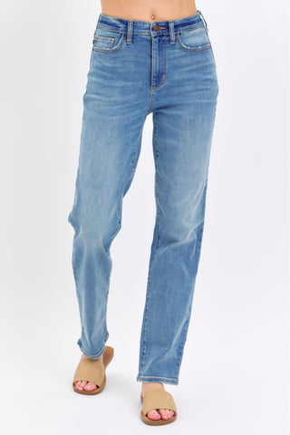 Judy Blue Full Size High Waist Straight Jeans Jeans