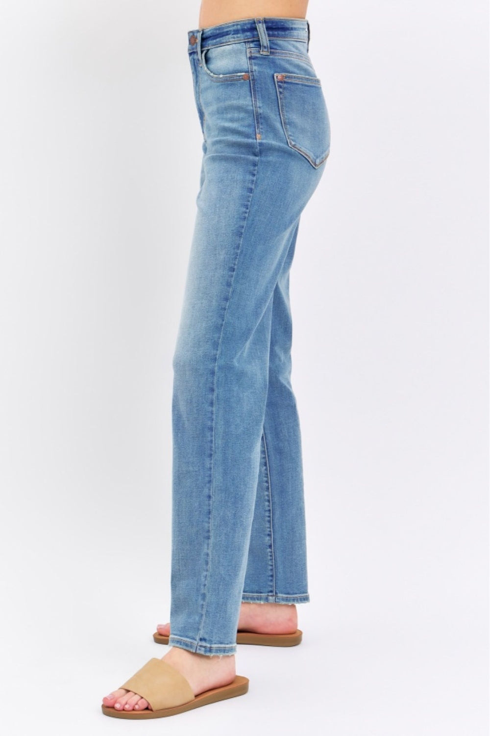 Judy Blue Full Size High Waist Straight Jeans Jeans