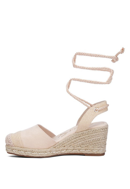 Aiden Lace-Up Crochet Espadrilles espadrilles