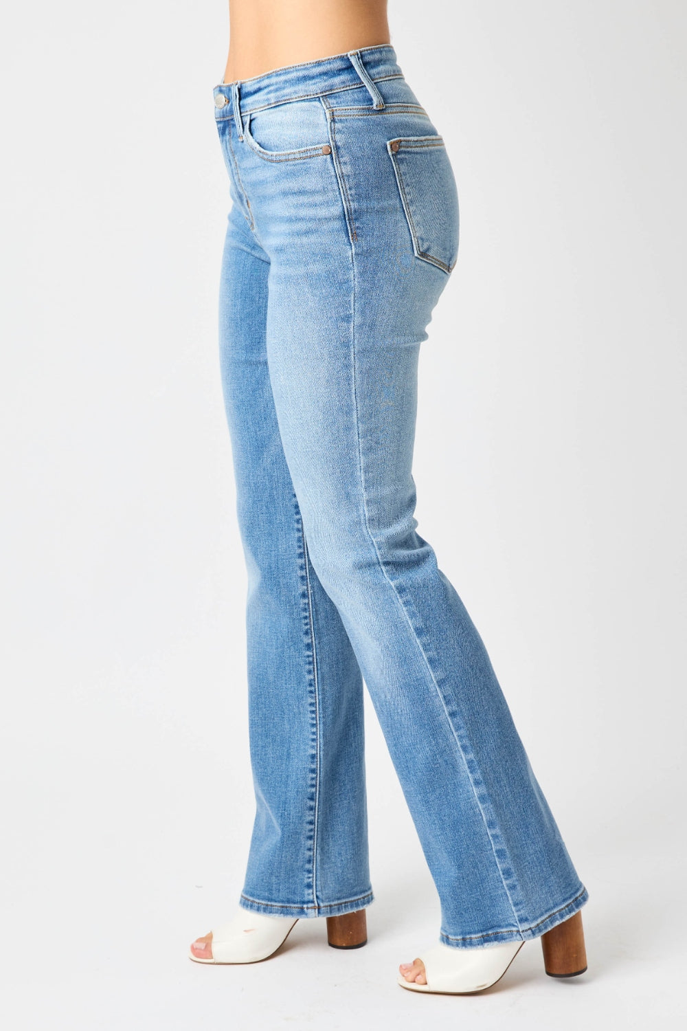 Judy Blue Full Size High Waist Straight Jeans Jeans