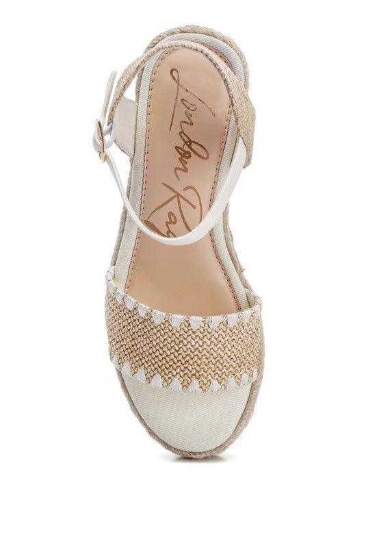 Lucas Raffia Wedge Heel Espadrilles espadrilles