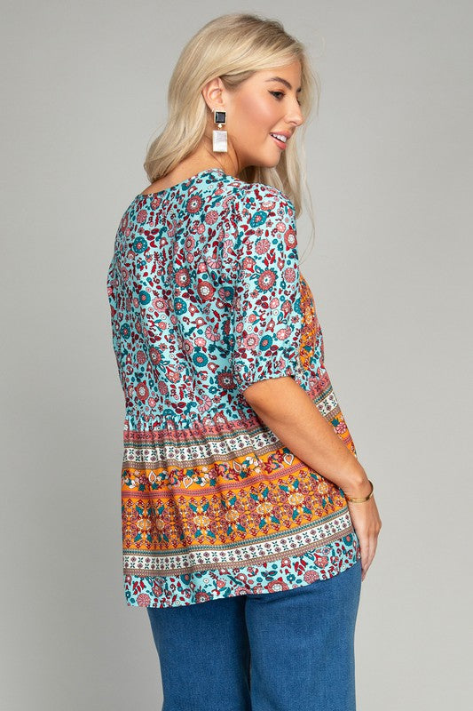Tunic top with tassel Top