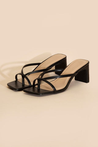 GADGET-S THONG MULE HEELS