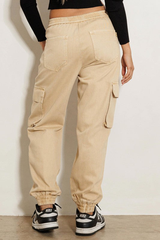 Khaki Cargo Jeans Jeans