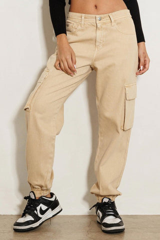 Khaki Cargo Jeans Jeans