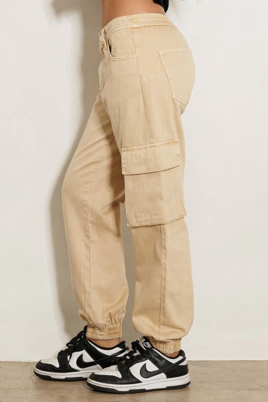 Khaki Cargo Jeans Jeans