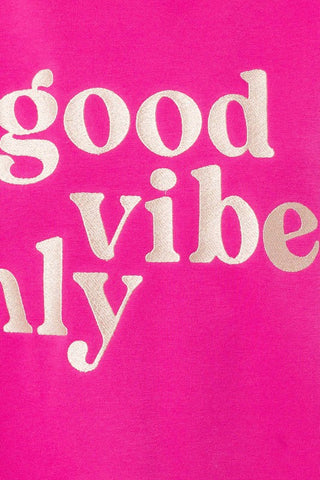 Good Vibes Only Oversized Sweatshirt sweatshirt