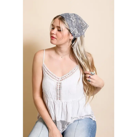 Bohemian Floral Lace Headscarf Hair Accessories