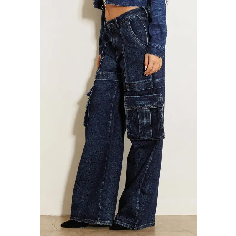 Cargo Wide Leg Jeans Jeans