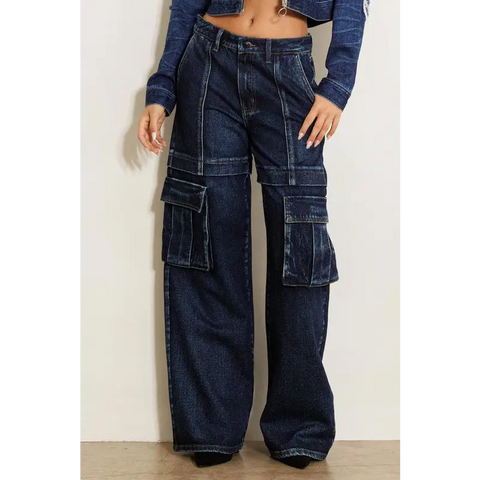 Cargo Wide Leg Jeans Jeans