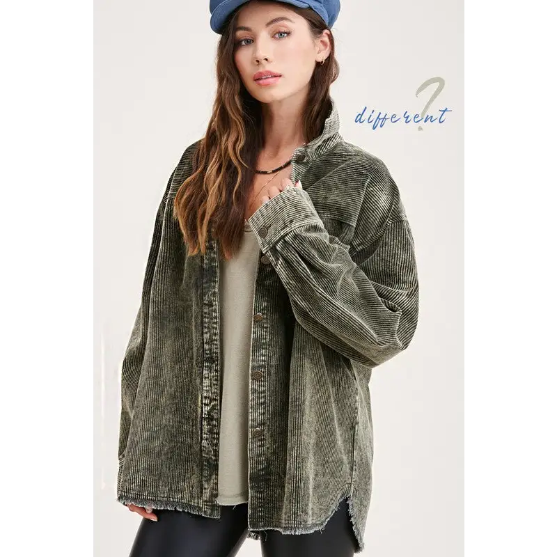 Chelsie Washed Jacket Jacket