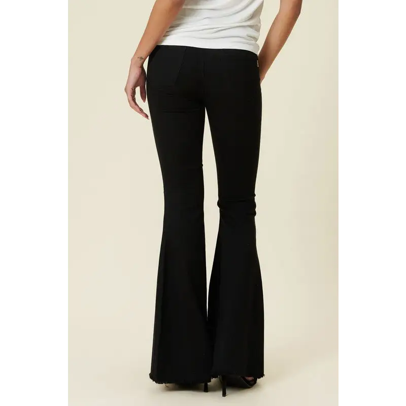 High Rise Flare Black Jeans Jeans