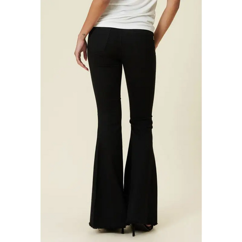 High Rise Flare Black Jeans Jeans