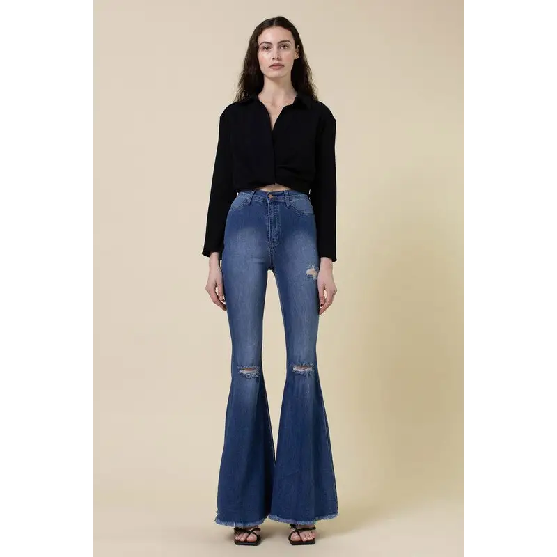 High Rise Flare Jeans Jeans