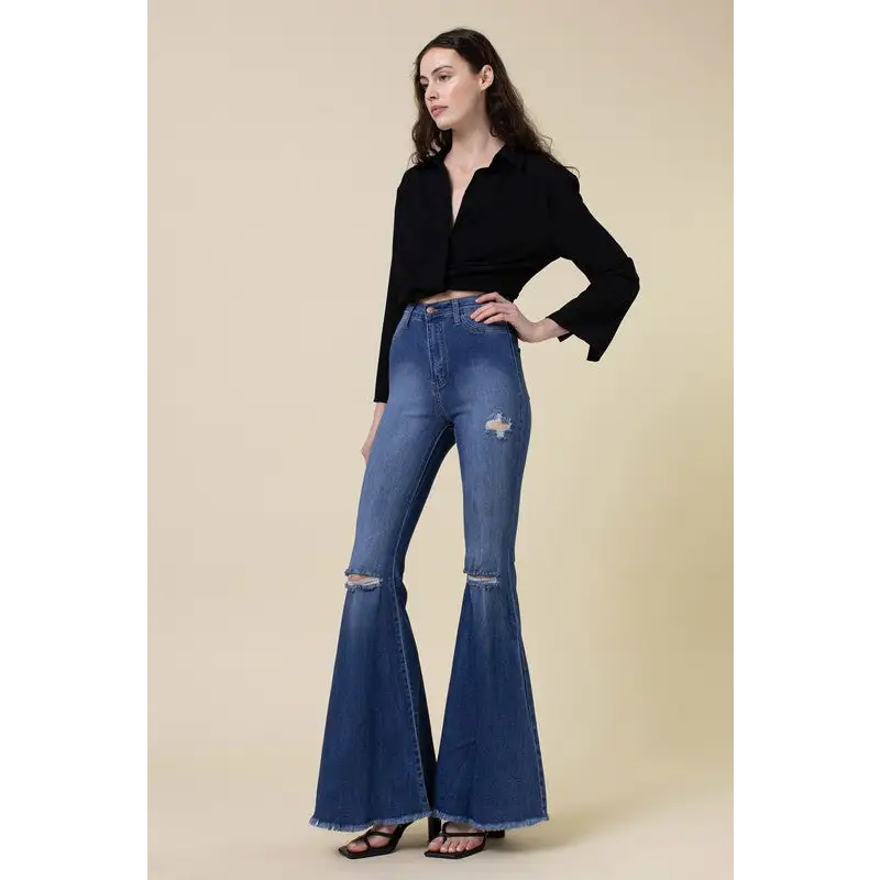 High Rise Flare Jeans Jeans