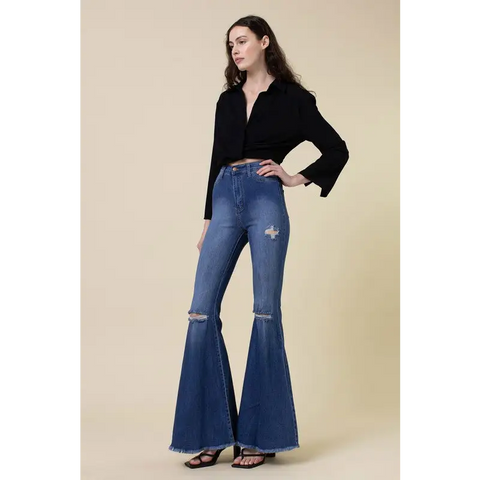 High Rise Flare Jeans Jeans