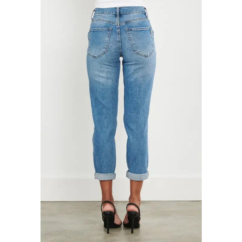 High Waisted Boyfriend Jeans Jeans