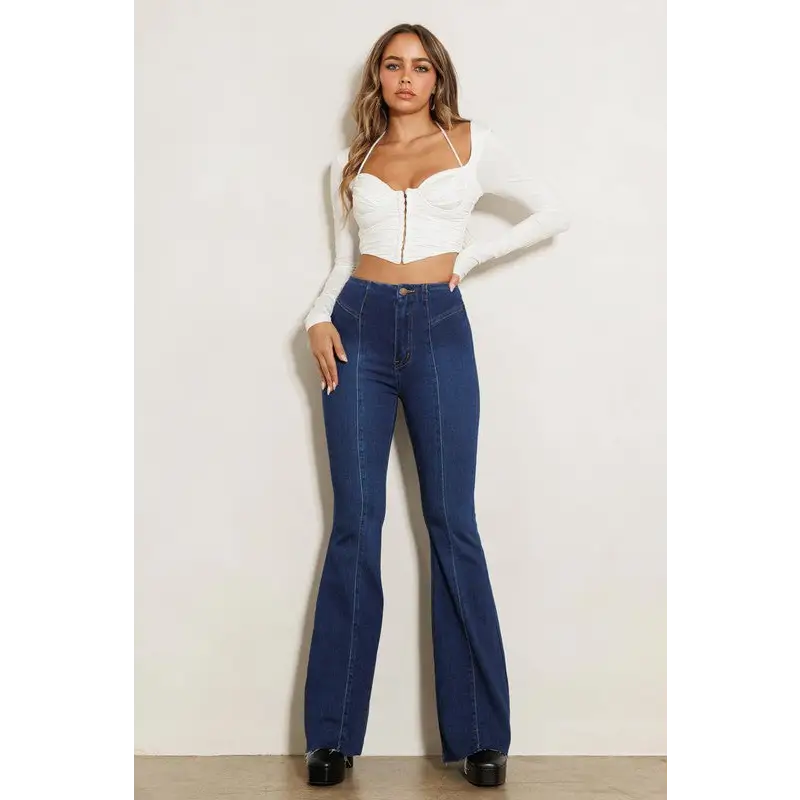 High Waisted Flare Jeans Jeans