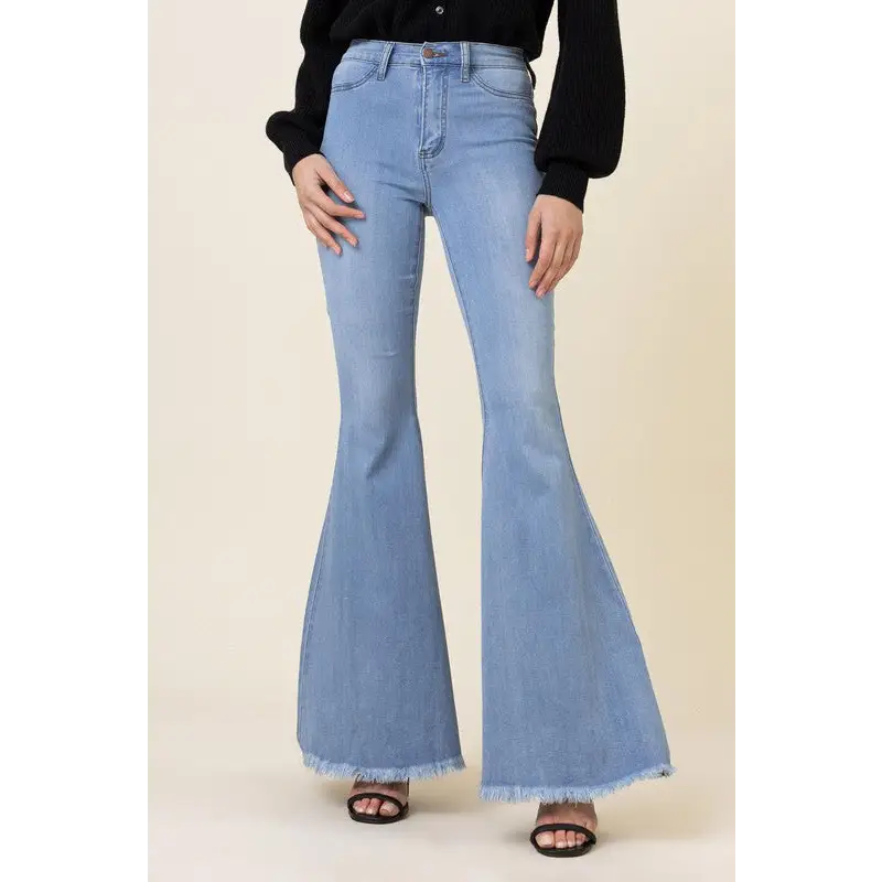 High Waisted Flare Jeans Jeans