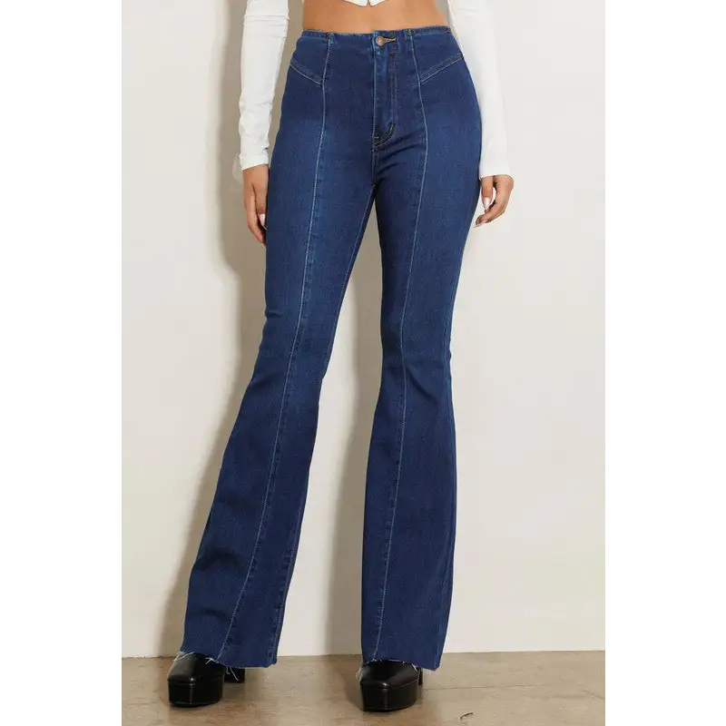 High Waisted Flare Jeans Jeans