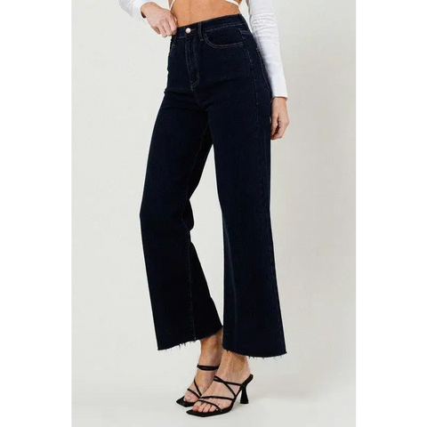 HIGH WAISTED WIDE LEG JEANS Jeans