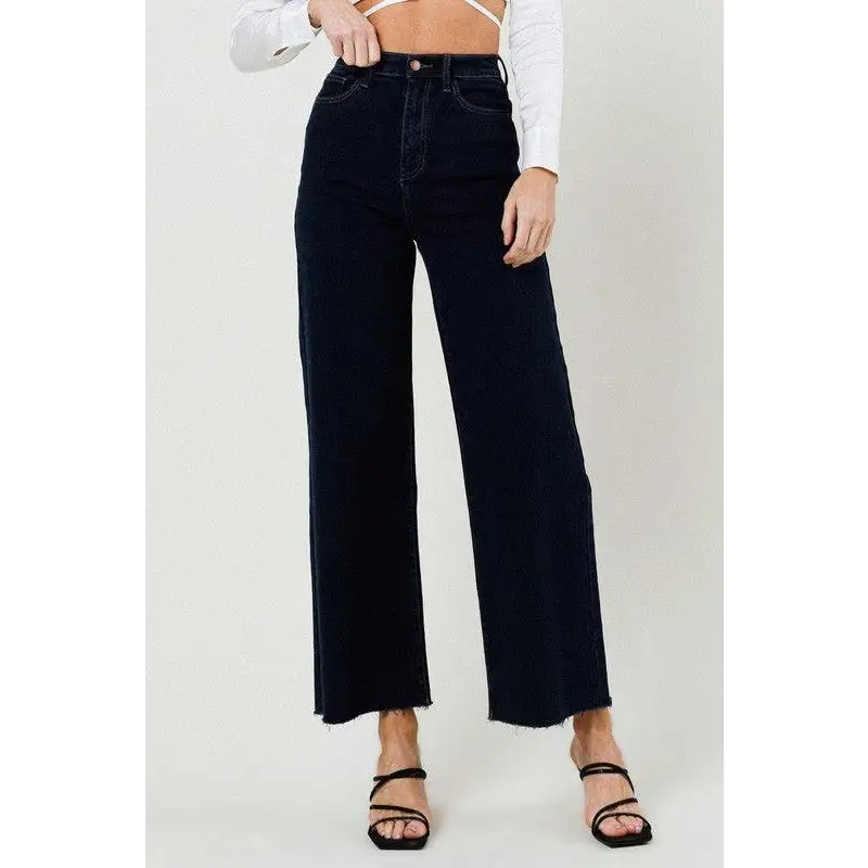 HIGH WAISTED WIDE LEG JEANS Jeans