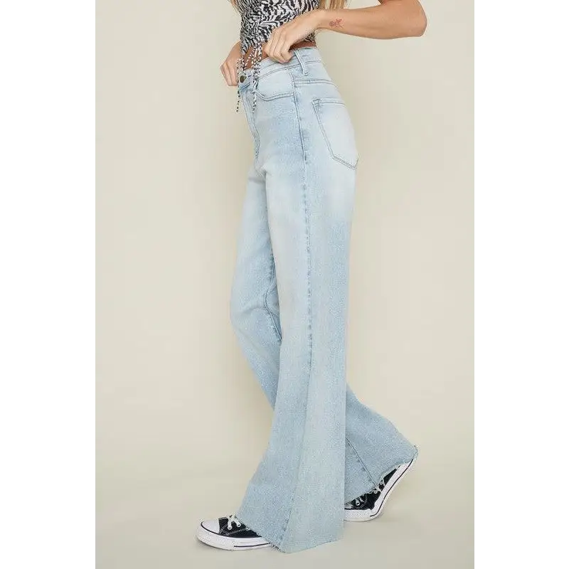 HIGH WAISTED WIDE LEG JEANS Jeans