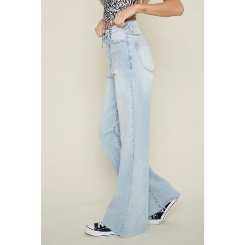 HIGH WAISTED WIDE LEG JEANS Jeans