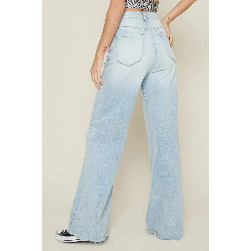 HIGH WAISTED WIDE LEG JEANS Jeans