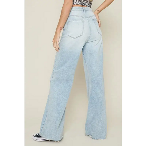 HIGH WAISTED WIDE LEG JEANS Jeans