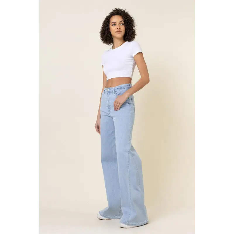 Low Rider Wide Leg Jeans Jeans