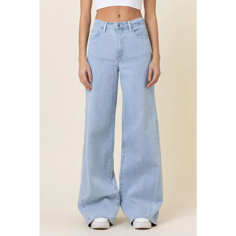 Low Rider Wide Leg Jeans Jeans