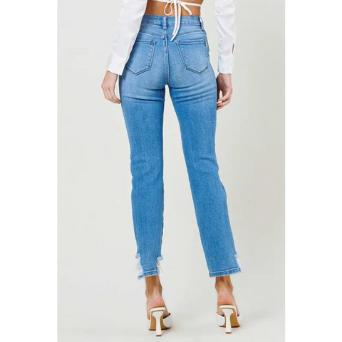 Mid Rise Straight Leg Jeans Jeans