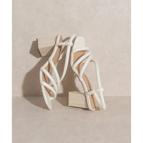 OASIS SOCIETY Ashley - Wooden Heel Sandal Sandals