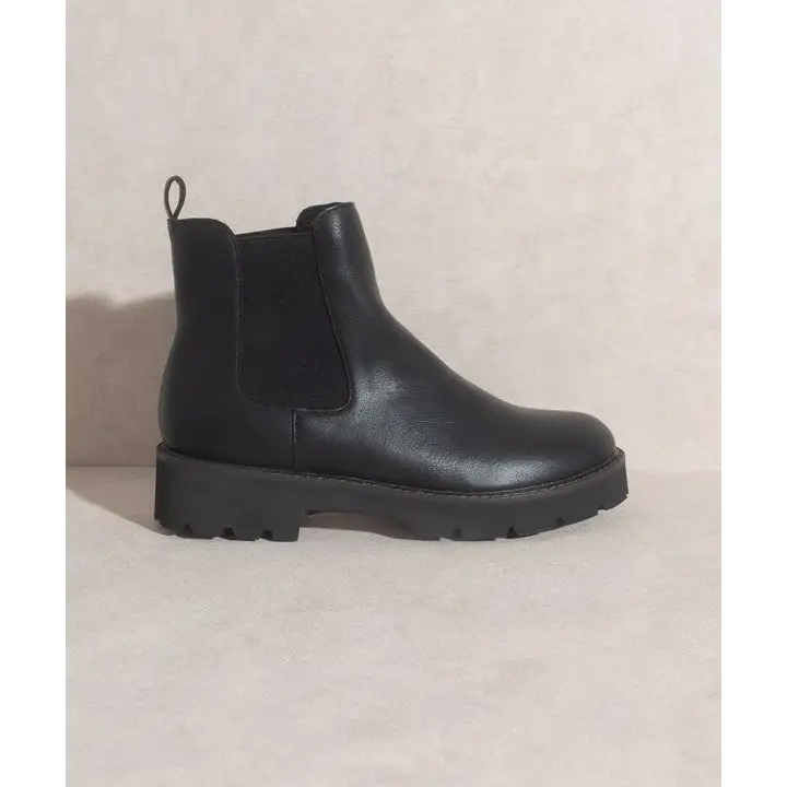 OASIS SOCIETY Gianna Chunky Sole Chelsea Boot BLACK Boots