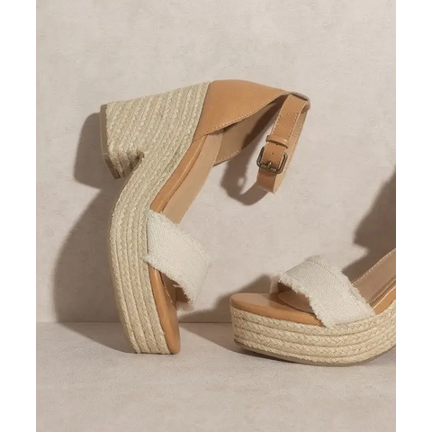 OASIS SOCIETY Riley Espadrille Platform Sandal Sandals