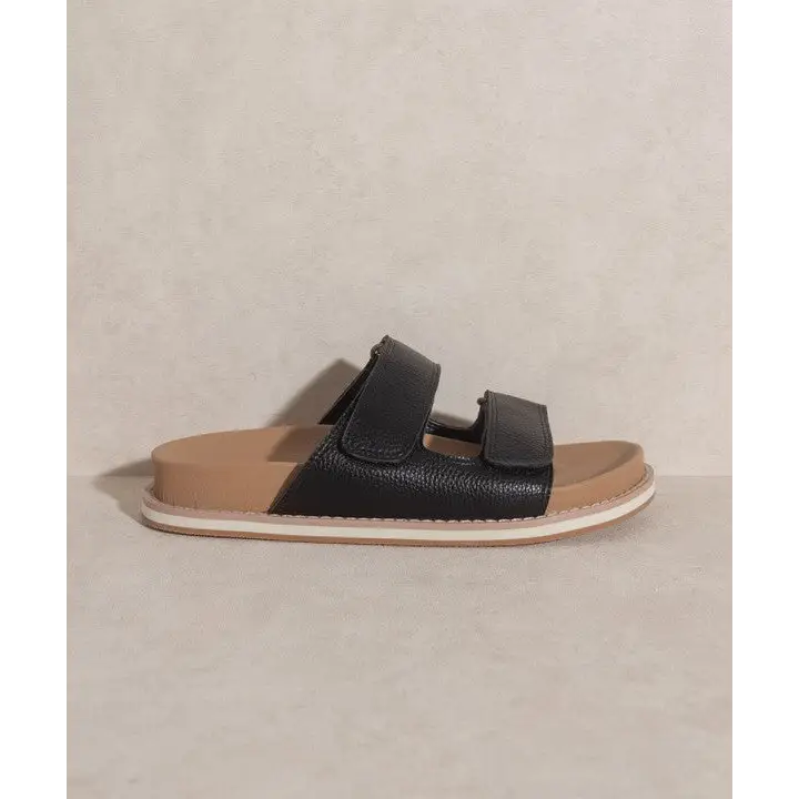 OASIS SOCIETY Sienna Double Strap Slide Sandal Sandals