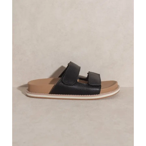 OASIS SOCIETY Sienna Double Strap Slide Sandal Sandals