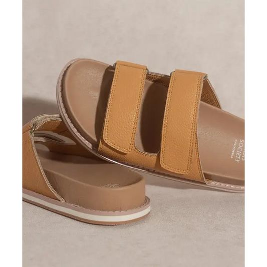 OASIS SOCIETY Sienna Double Strap Slide Sandal Sandals