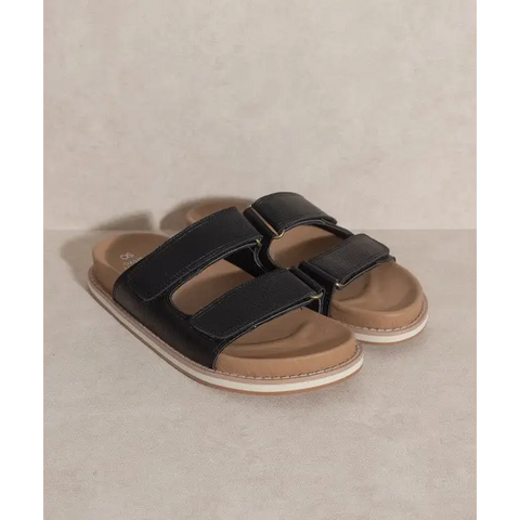 OASIS SOCIETY Sienna Double Strap Slide Sandal Sandals