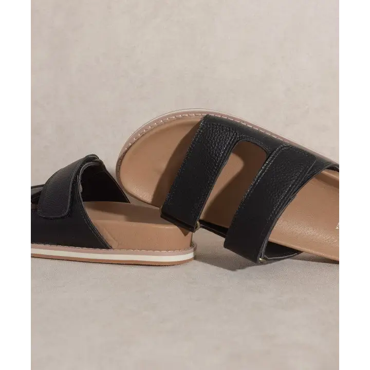 OASIS SOCIETY Sienna Double Strap Slide Sandal Sandals