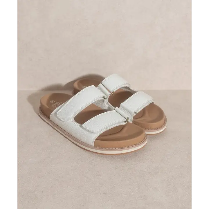 OASIS SOCIETY Sienna Double Strap Slide Sandal Sandals