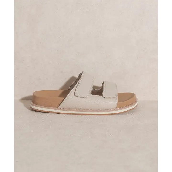 OASIS SOCIETY Sienna Double Strap Slide Sandal Sandals