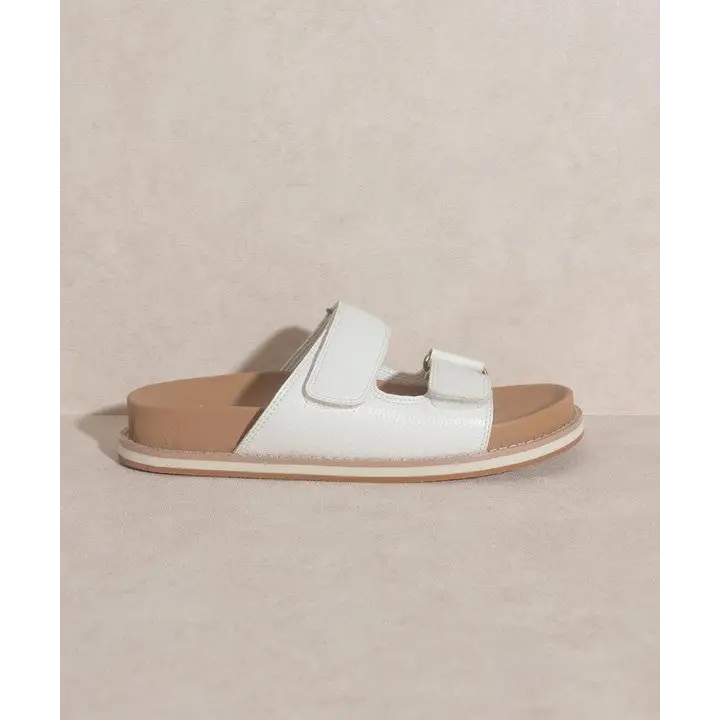 OASIS SOCIETY Sienna Double Strap Slide Sandal Sandals