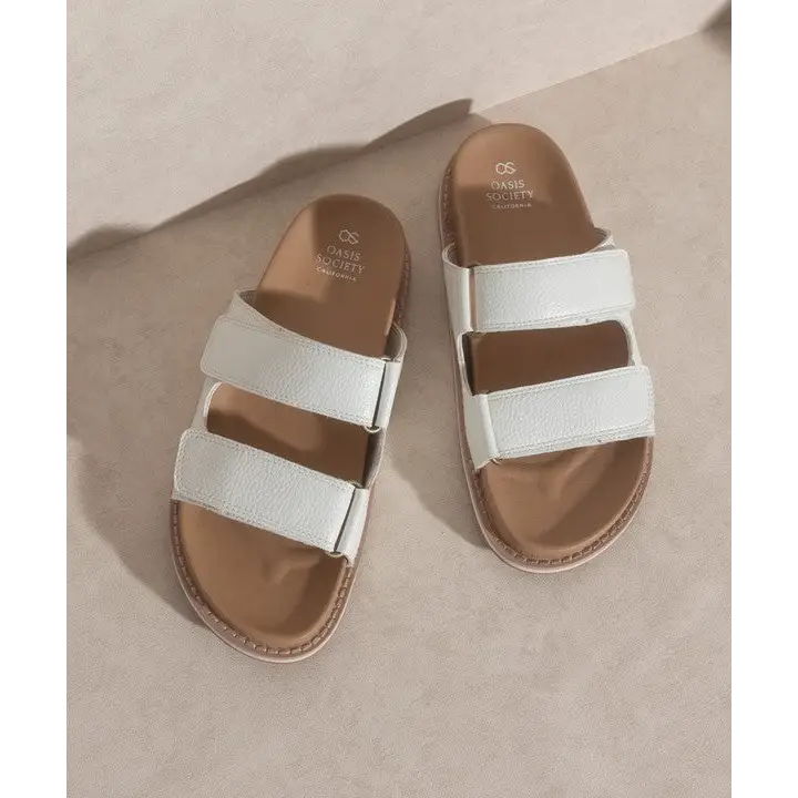 OASIS SOCIETY Sienna Double Strap Slide Sandal Sandals