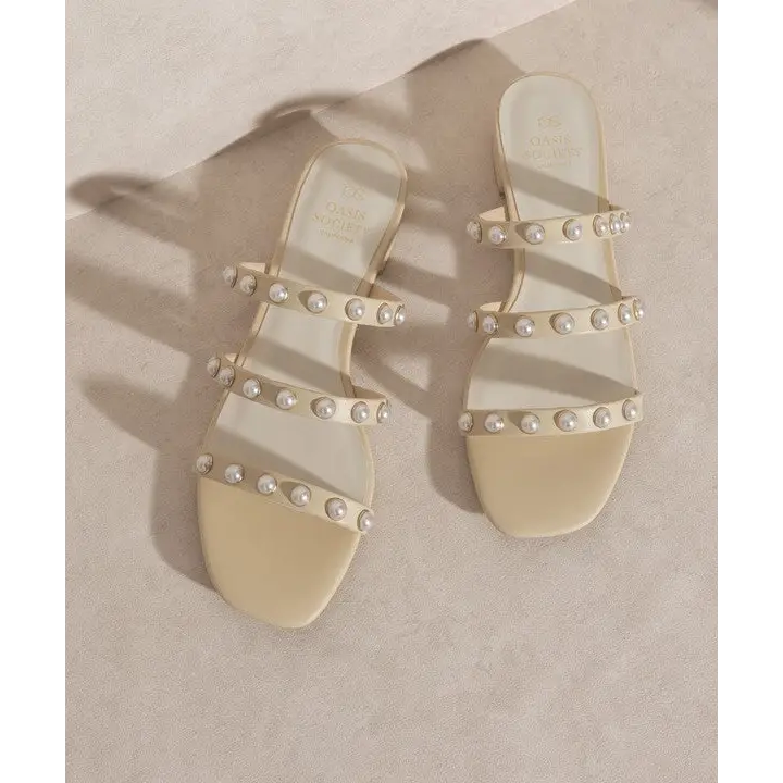 OASIS SOCIETY Valerie Pearl Flat Sandals Sandals